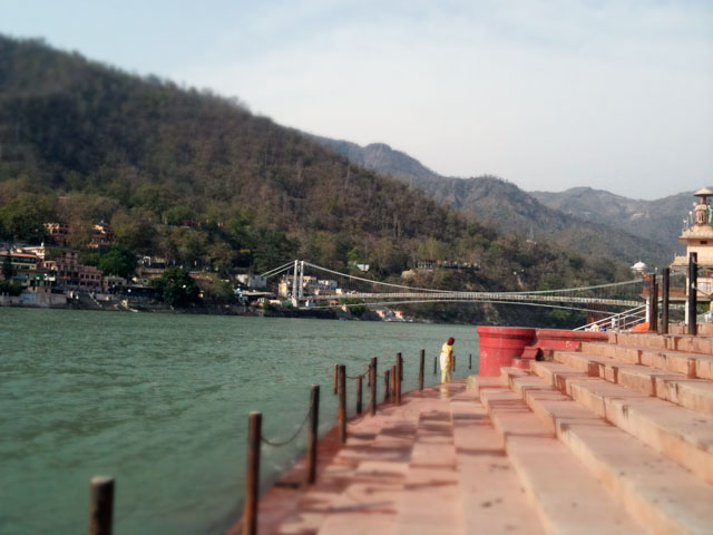 リシュケーシュのガンジス川