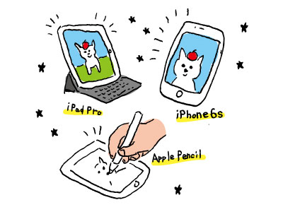 iPhone 6s、iPad Pro