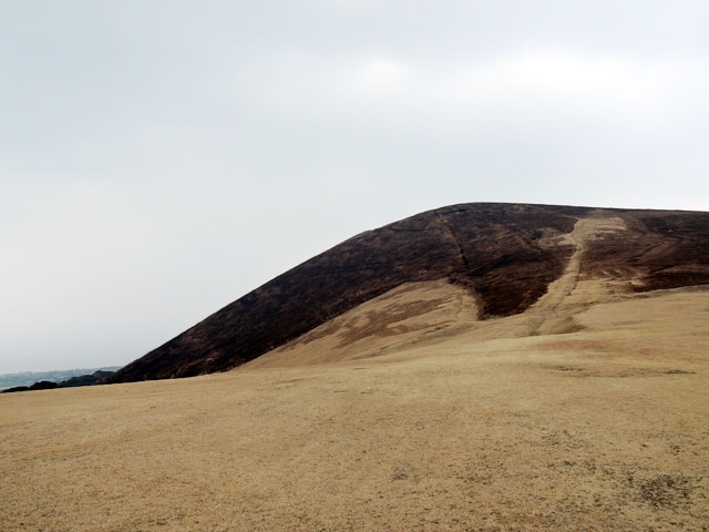 山焼きした鬼岳
