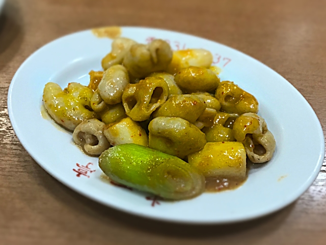 第一亭のニンニク炒め