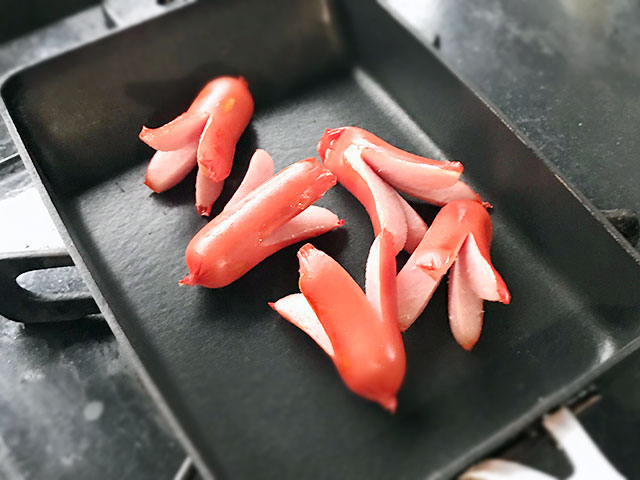 タコのウインナー